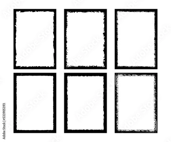 Obraz Grunge rectangular frame collection