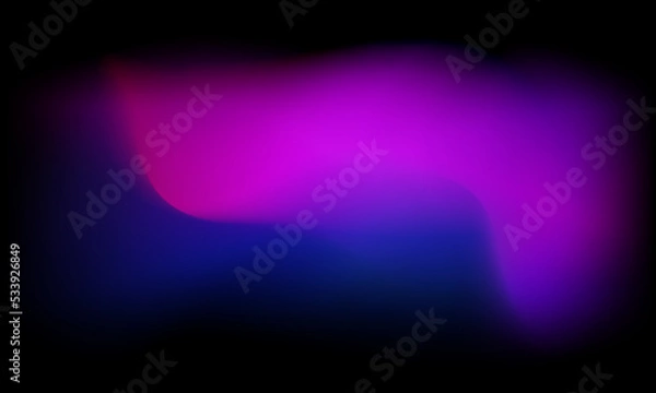 Obraz Fluid Neon Aurora Gradient Abstract Background