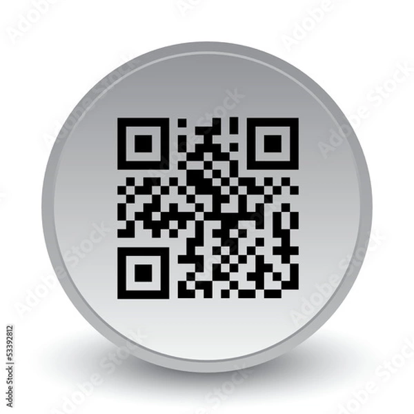 Fototapeta QR ICON