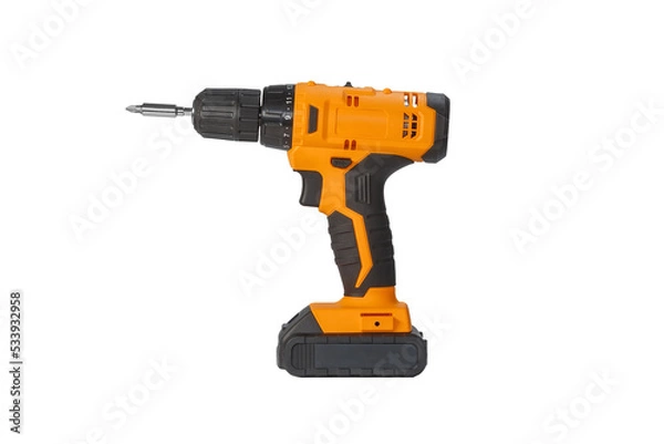 Obraz Screwdriver on a white background, isolated.