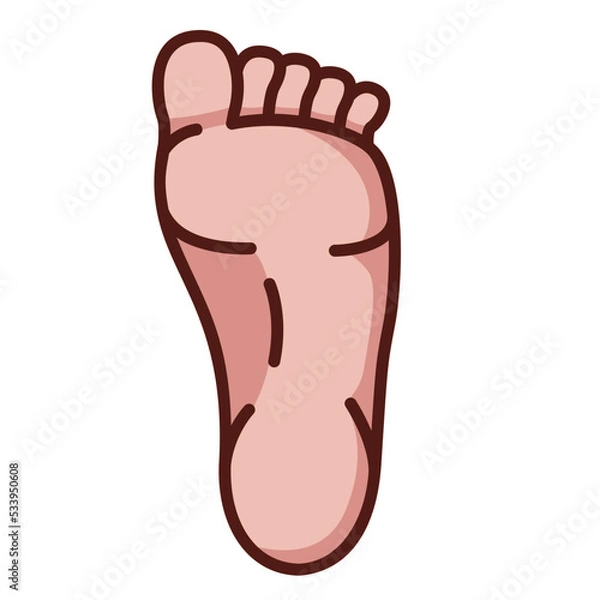 Obraz foot icon