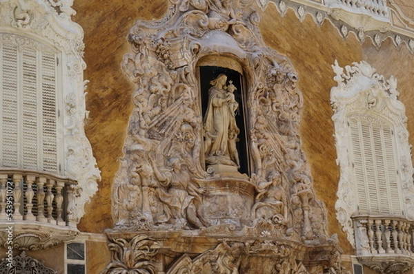 Fototapeta valence Espagne façade