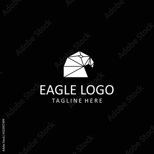 Obraz Eagle logo design icon tamplate