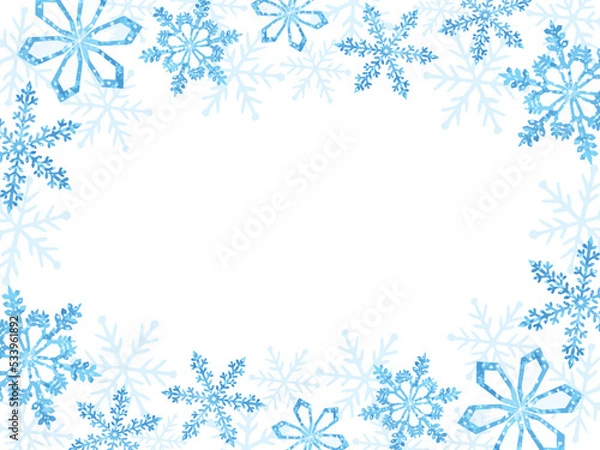 Obraz Snowflake Winter Frame