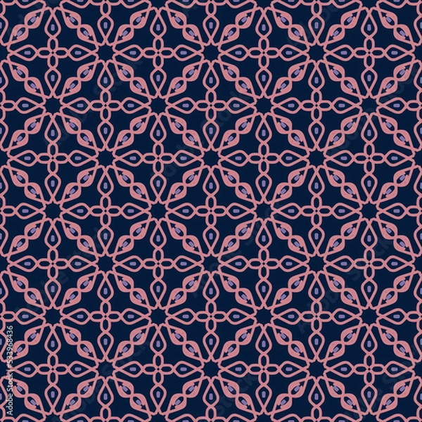 Fototapeta pattern design with abstract ornament motif