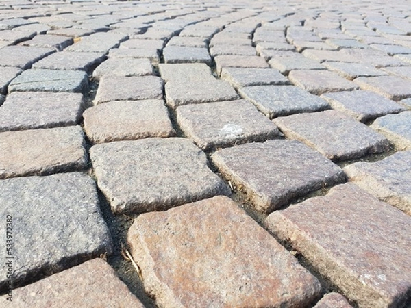 Obraz stone block paving 