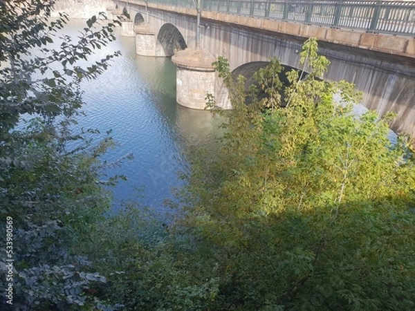 Obraz bridge over the river vltava