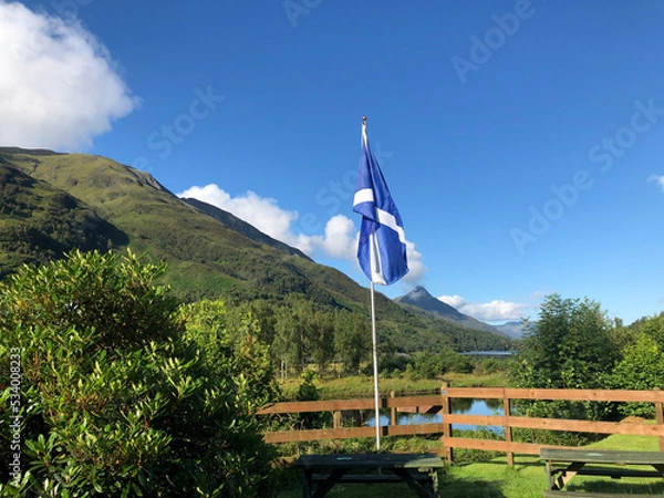 Obraz scotland flag highlands