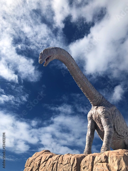 Obraz 福井駅前・恐竜モニュメント