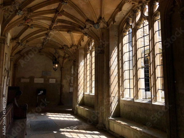Obraz interior church hallway