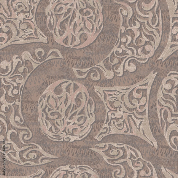 Obraz Vivid repeating map