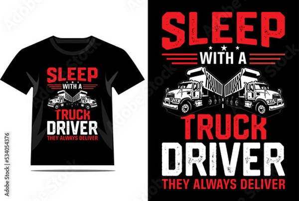 Fototapeta Truck Driver