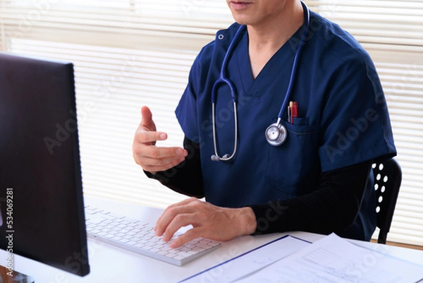 Fototapeta 男性医師