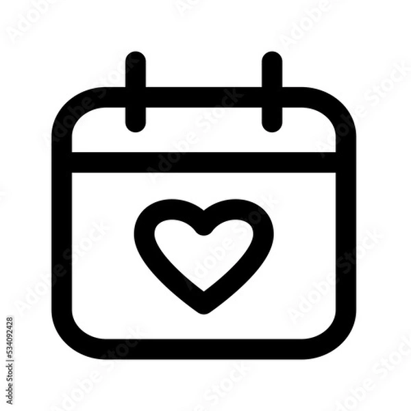 Obraz Calendar icon template