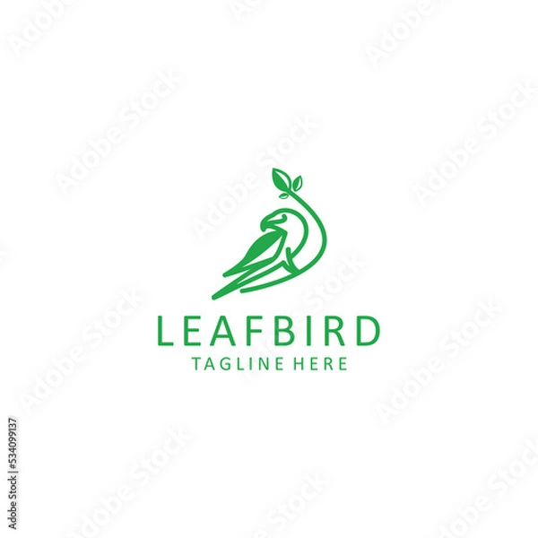 Obraz Bird logo design icon tamplate