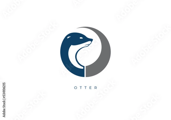 Fototapeta OTTER LOGO