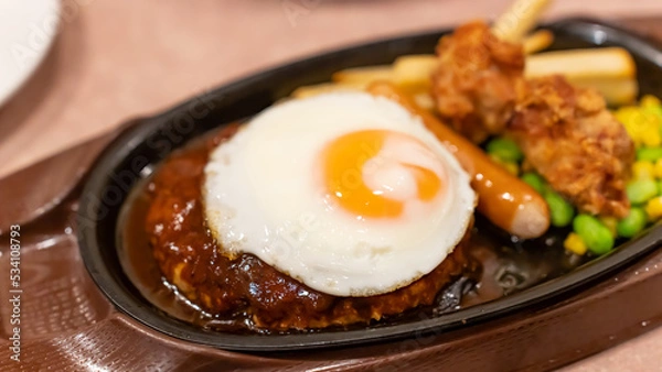 Fototapeta ハンバーグ