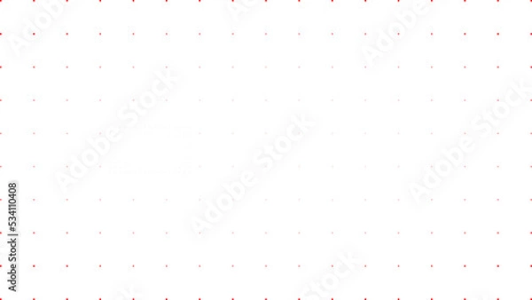 Obraz Red Dots Background In Light Gradient