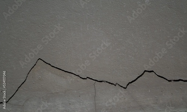 Obraz crack in the ground