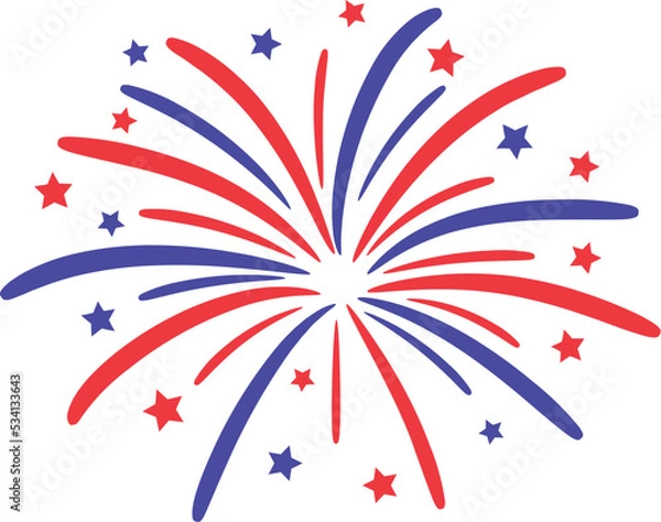 Obraz Fourth of July Fireworks