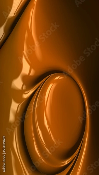 Fototapeta Artistic and imaginative digitally designed abstract 3D fractal background