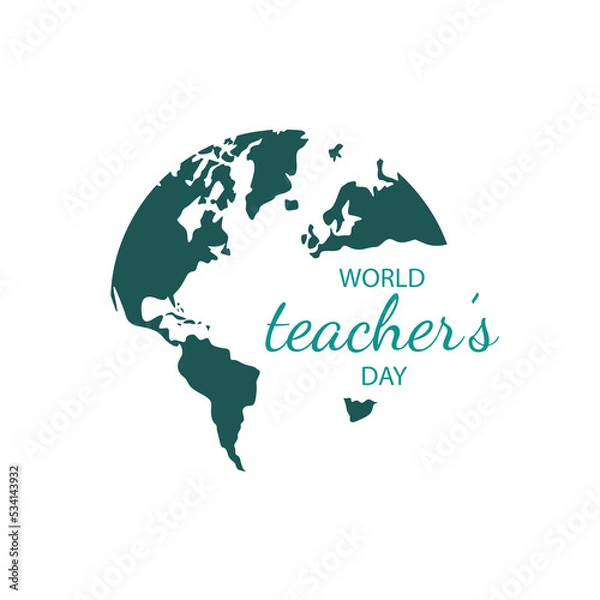Obraz world teachers day vector design