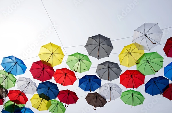 Obraz Bunte Regenschirme