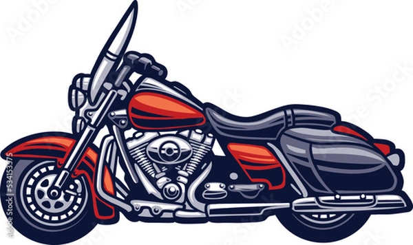 Fototapeta motorcycle roadwild