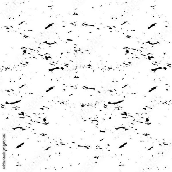 Fototapeta Abstract texture pattern of black dots on a white background. Pattern for design. Overlay