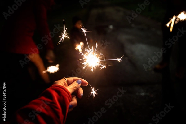 Obraz spark - new year's eve