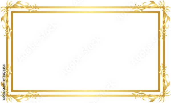 Obraz Gold Border Frame