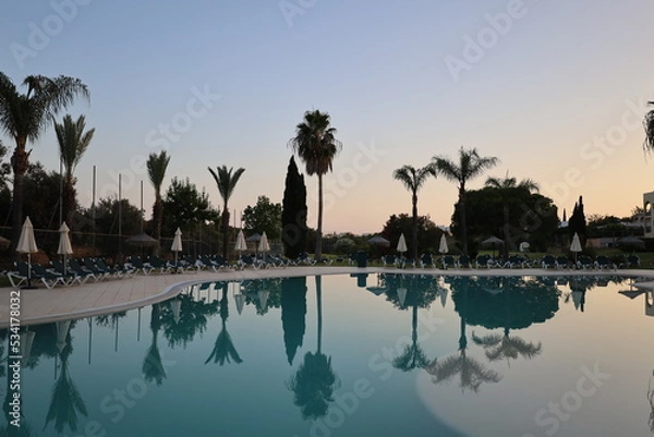 Fototapeta Sunset on holidays