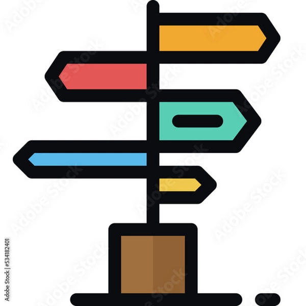 Fototapeta destination modern line style icon