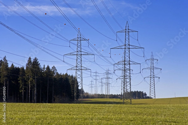 Fototapeta stromleitung