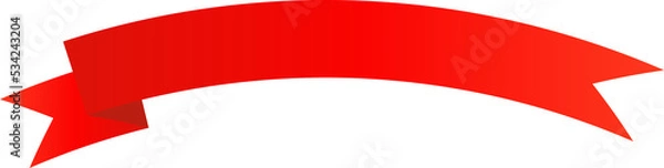 Obraz Red Ribbon Banner