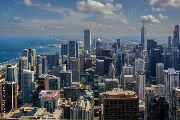 Fototapeta city skyline