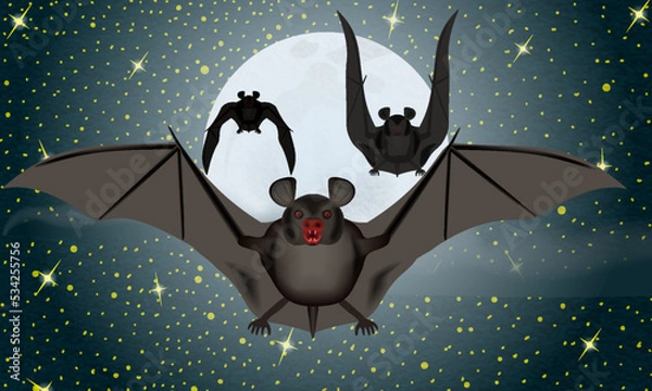 Obraz Halloween Bat
