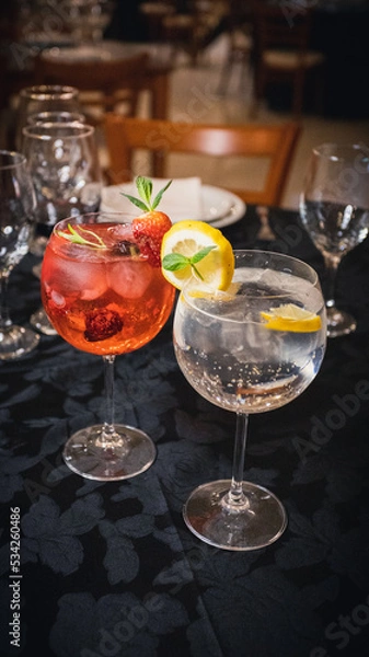Fototapeta gin tonic