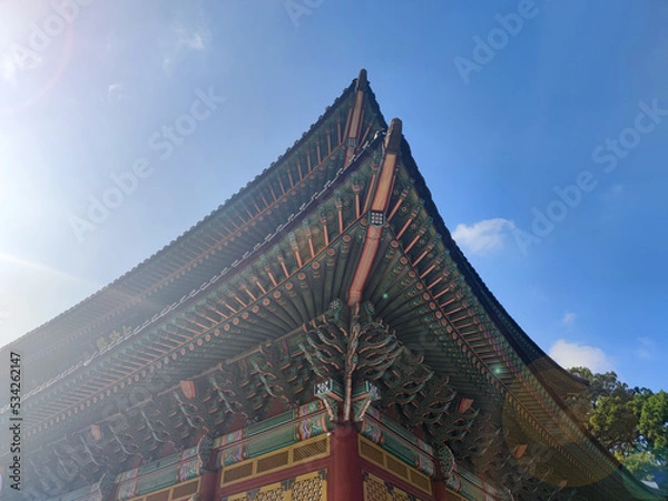 Fototapeta Toiture temple