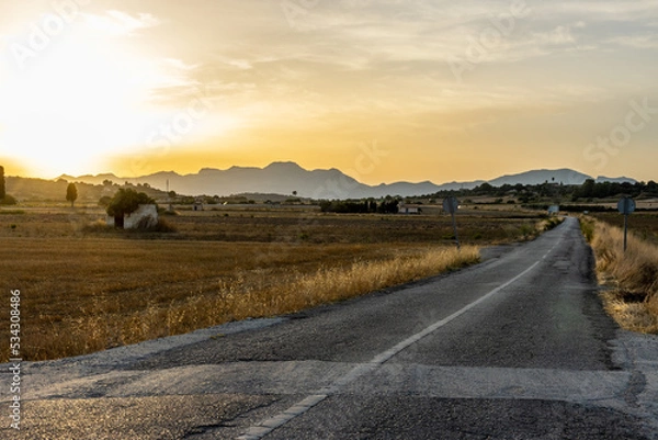 Obraz Die lange Straße