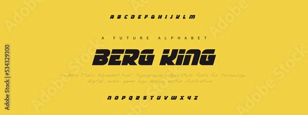 Fototapeta BERG KING  Elegant alphabet letters font and number. Classic Lettering Minimal Fashion Designs. Typography modern serif fonts decorative vintage design concept. vector illustration 