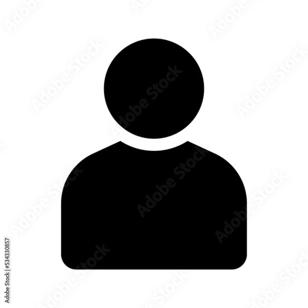 Obraz User icon. profile sign. vector illustration