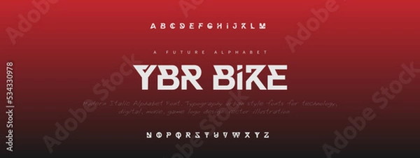 Fototapeta YBR Elegant alphabet letters font and number. Classic Lettering Minimal Fashion Designs. Typography modern serif fonts decorative vintage design concept. vector illustration 
