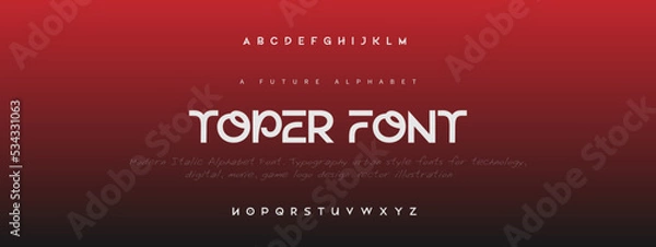 Fototapeta TOPER Elegant alphabet letters font and number. Classic Lettering Minimal Fashion Designs. Typography modern serif fonts decorative vintage design concept. vector illustration 