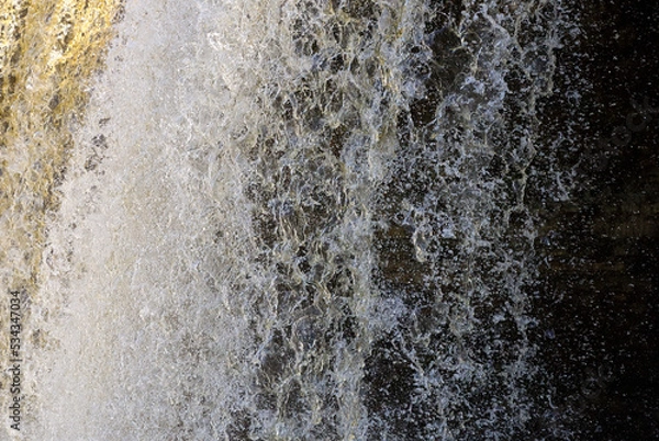 Obraz Waterfall in Estonia. Jagala the highest natural cascade in Estonia. close up