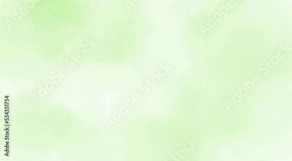 Obraz Background light green watercolor blurred gradient