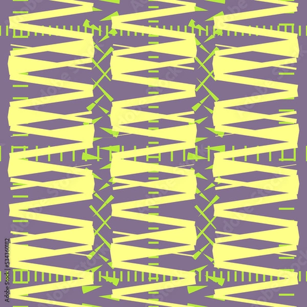 Obraz Seamless abstract geometric pattern with lines and stripes