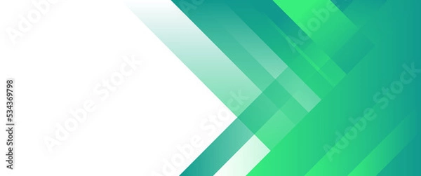 Fototapeta Minimal green creative gradient background