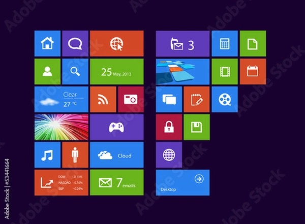 Obraz Windows Metro Apps