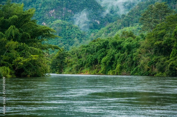 Fototapeta river in the mountains